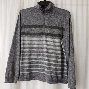 Men's Grand Slam Shirt Grey Long Sleeve Pullover